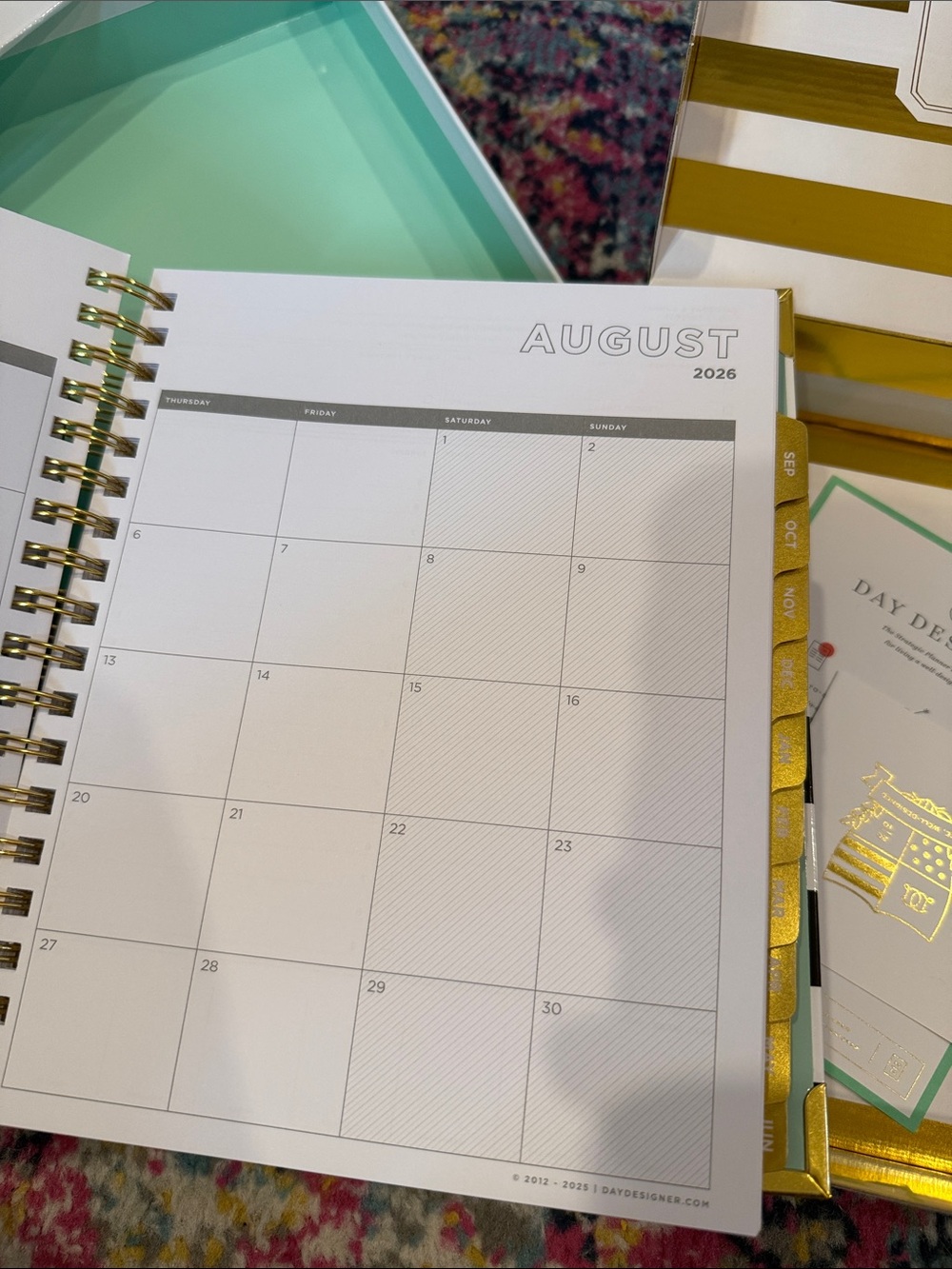 Day Designer July 26-June 27 calendar planner teacher - Picture 9 of 11